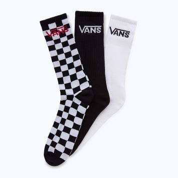 Vans Classic Crew ανδρικές κάλτσες 3 ζευγάρια μαύρο/λευκό