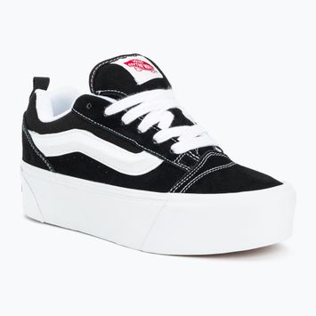 Vans Knu Stack μαύρα/πραγματικά λευκά παπούτσια