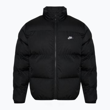 Ανδρικό μονωμένο μπουφάν Nike Sportswer Club Puffer μαύρο/λευκό