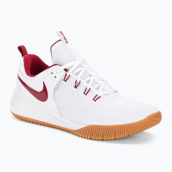 Nike Air Zoom Hyperace 2 LE λευκό/ομαδικό βυσσινί λευκό παπούτσια βόλεϊ