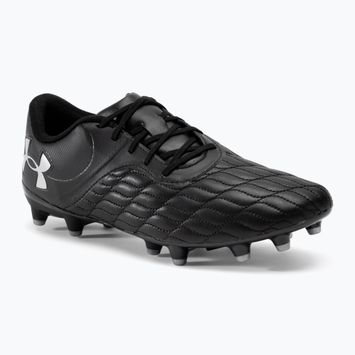 Under Armour Magnetico Select 3.0 FG ποδοσφαιρικά παπούτσια μαύρα/μεταλλικό ασήμι