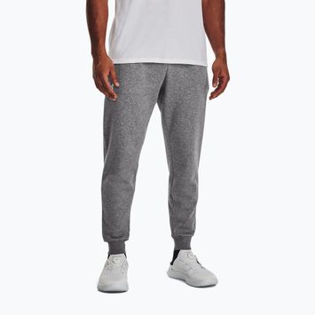 Under Armour ανδρικό παντελόνι προπόνησης Rival Fleece Joggers castlerock light heather/white