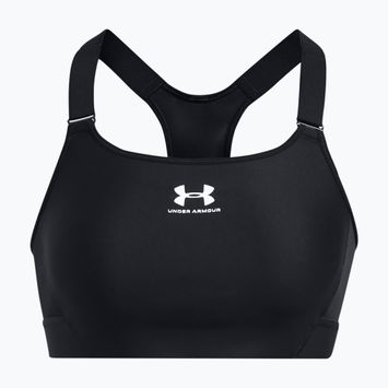 Under Armour HeatGear Armour High μαύρο/λευκό σουτιέν προπόνησης