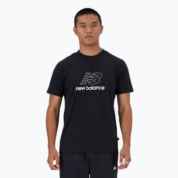 Ανδρική μπλούζα New Balance Graphic V Flying black