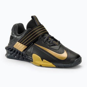 Nike Savaleos μαύρο/μετ χρυσά ανθρακί άπειρα χρυσά παπούτσια άρσης βαρών