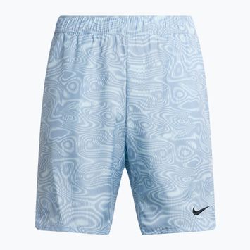 Ανδρικό σορτς τένις Nike Court Dri-Fit Victory 9" Printed glacier blue/black