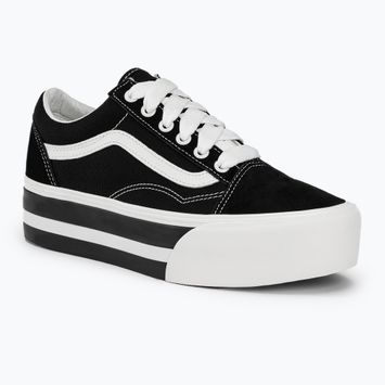 Vans Old Skool Stackform μαύρα/λευκά παπούτσια