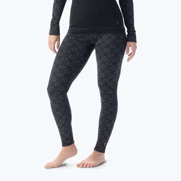 Γυναικείο θερμικό παντελόνι Smartwool Classic Thermal Merino Base Layer Bottom Boxed black digi snow