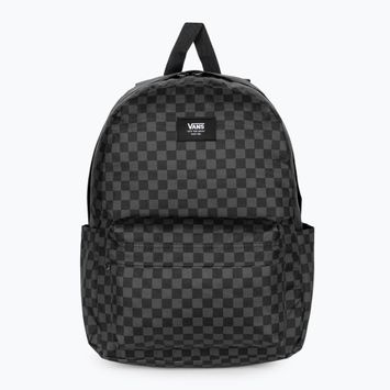 Vans Old Skool Grom Check 18 l μαύρο/ανθρακί παιδικό αστικό σακίδιο πλάτης