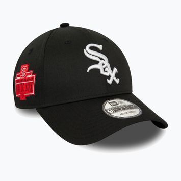 Ανδρικό καπέλο μπέιζμπολ New Era Patch 9Forty Chicago White Sox black