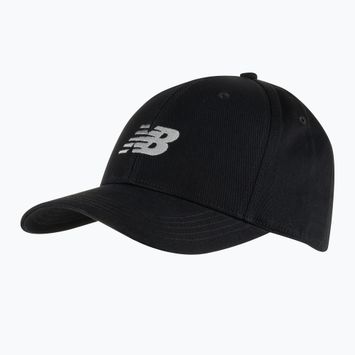 Καπέλο μπέιζμπολ New Balance 6 Panel Structured Snapback black