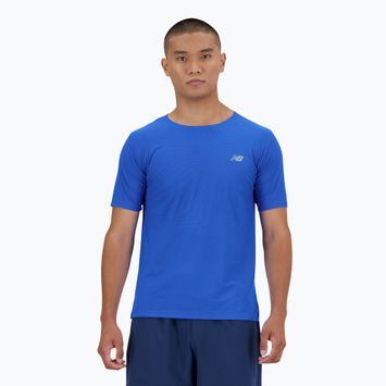 Ανδρικό μπλουζάκι New Balance Jacquard blue oasis t-shirt