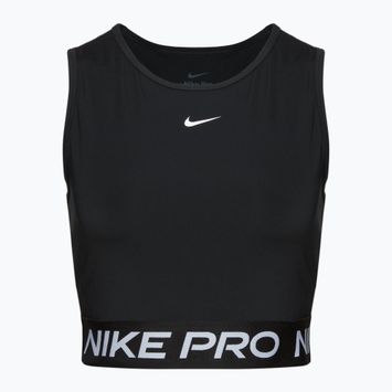 Γυναικείο προπονητικό μπλουζάκι Nike Pro Dri-Fit μαύρο/λευκό