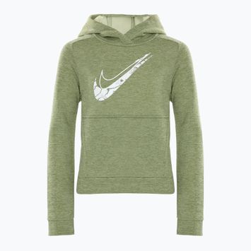 Παιδική μπλούζα Nike Multi Stain Repel Therma-FIT oil green/olive aura/heather/white για παιδιά