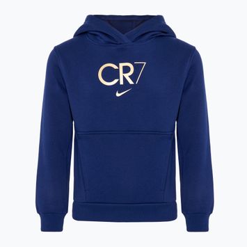 Παιδικό φούτερ Nike CR7 Club Fleece μπλε κενό/μεταλλικό χρυσό