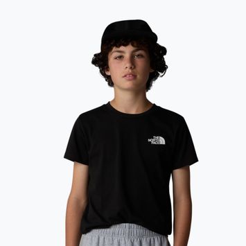 Παιδικό μπλουζάκι The North Face Teen Simple Dome Tee black