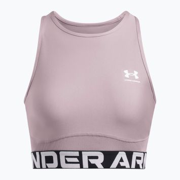 Under Armour Heat Gear Rib Tank tetra γκρι/λευκό γυναικείο μπλουζάκι προπόνησης