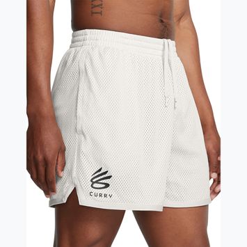 Under Armour ανδρικό σορτς μπάσκετ Curry Splash Short λευκό πηλό/μαύρο