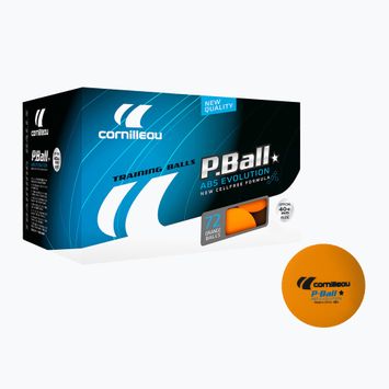 Cornilleau P-Ball* ABS EVOLUTION 72 μπάλες επιτραπέζιας αντισφαίρισης. Πορτοκαλί
