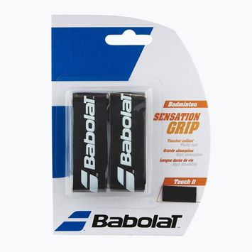 Babolat Grip Sensation περιτύλιγμα ρακέτας μπάντμιντον 2 τεμάχια μαύρο.