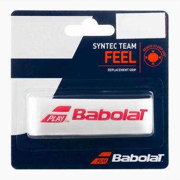 Babolat Syntec Team Grip περιτύλιγμα ρακέτας τένις κόκκινο και λευκό 670065
