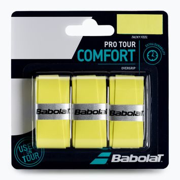 Babolat Pro Tour περιτύλιγμα ρακέτας τένις 3 τμχ κίτρινο 653037