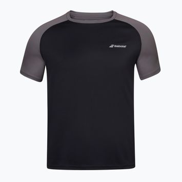 Ανδρικό t-shirt Babolat Play Crew Neck μαύρο/μαύρο