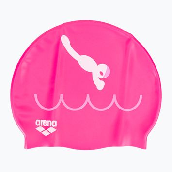 Παιδικό καπέλο κολύμβησης arena Kun Cap ροζ 91552/24