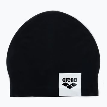 Arena Logo Μορφοποιημένο καπέλο κολύμβησης μαύρο 001912/201