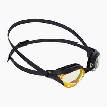 Γυαλιά κολύμβησης Arena Cobra Core Swipe Mirror κίτρινο χάλκινο/μαύρο 003251/350