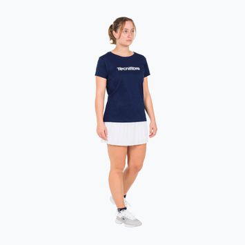 Γυναικείο μπλουζάκι τένις Tecnifibre Team Cotton Tee navy blue 22WCOTEM34