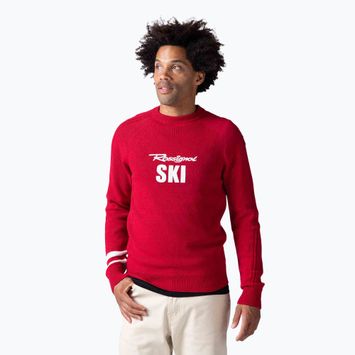 Ανδρικό πουλόβερ Rossignol Signature Rossignol Knit sport red