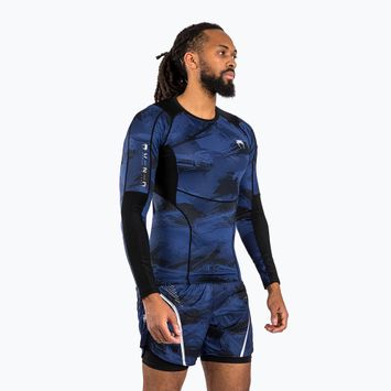 Ανδρικό μακρυμάνικο Venum Electron 3.0 Rashguard navy