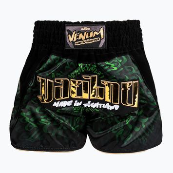 Venum Attack Muay Thai προπονητικό σορτς μαύρο/πράσινο