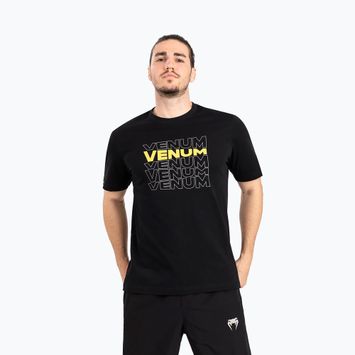 Ανδρικό μπλουζάκι Venum Vertigo black/yellow