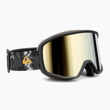 Quiksilver Harper jagged peak μαύρα/χρυσά γυαλιά snowboard