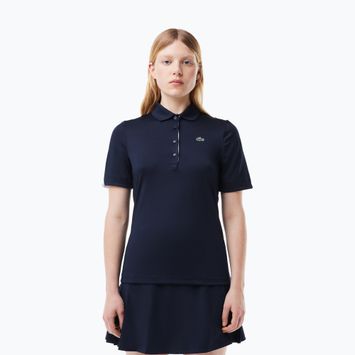 Lacoste γυναικείο πουκάμισο πόλο PF5179 navy blue/white