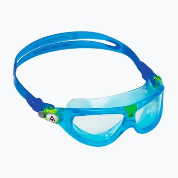 Aquasphere Seal Kid 2 παιδική μάσκα κολύμβησης τυρκουάζ/μπλε/διαφανής MS5614340LC