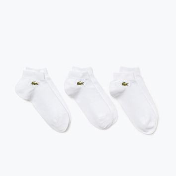 Κάλτσες τένις Lacoste 3 ζευγάρια λευκές RA4183