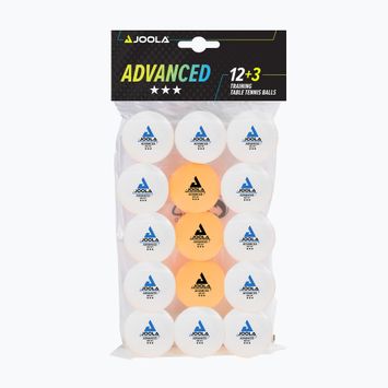 JOOLA Advanced Training 40+ μπάλες επιτραπέζιας αντισφαίρισης 12+3 τεμάχια πορτοκαλί