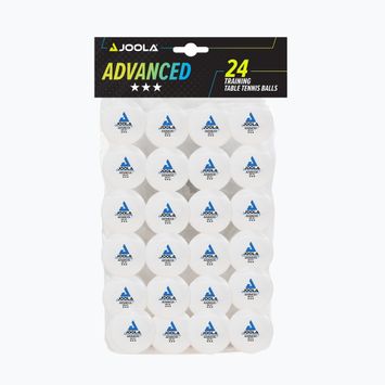 JOOLA Advanced Training 40+ μπάλες επιτραπέζιας αντισφαίρισης 24 τεμάχια λευκές