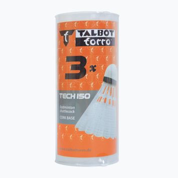 Talbot-Torro Tech 150 Συνθετικές σαΐτες μπάντμιντον 3 τμχ. 479120