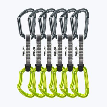 EDELRID Pure 6 τεμαχίων σετ αναρρίχησης express. 10 cm σχιστόλιθος/όαση