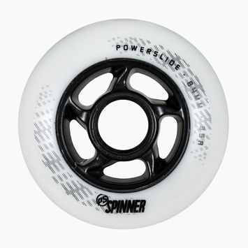 Powerslide Spinner 84mm/88A ρόδες για πατίνια 4 τεμάχια λευκό 905324