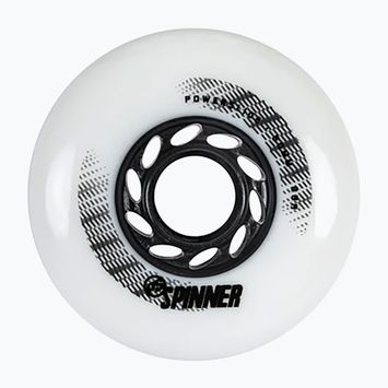 Powerslide Spinner 80mm/88A ρόδες Rollerblade 4 τεμάχια λευκό 905325