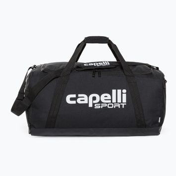 Ανδρική τσάντα ποδοσφαίρου Capelli Club I Duffle L μαύρο/λευκό