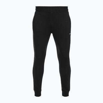 Ανδρικό Capelli Basics Adult Tapered French Terry ποδοσφαιρικό παντελόνι μαύρο/λευκό