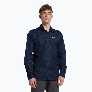 Ανδρικό πουκάμισο trekking Salewa Fanes Hemp navy blue 00-0000028298