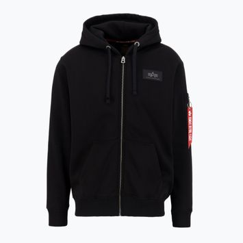 Ανδρικό φούτερ Alpha Industries Back Print Zip μαύρο