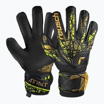 Γάντια τερματοφύλακα Reusch Attrakt Infinity Finger Support black/gold/yellow/black